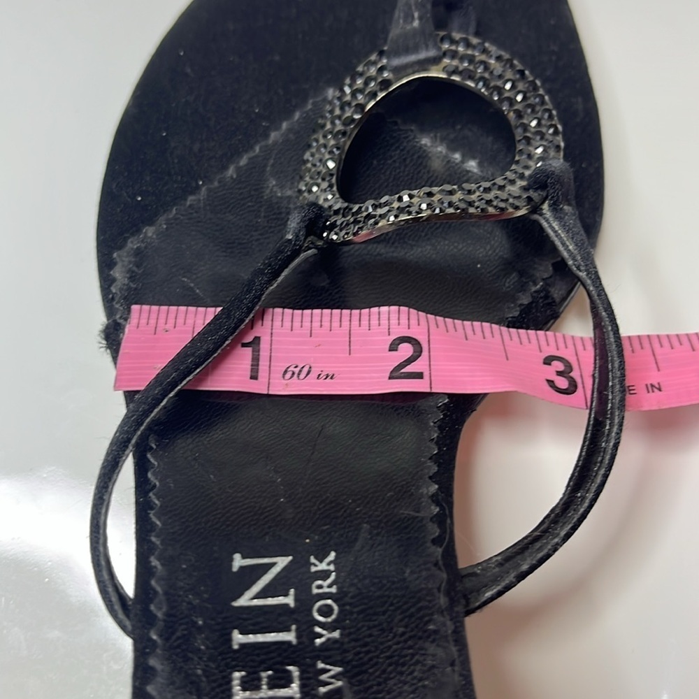 Anne Klein Black Women's Sandals - Picture 9 of 12